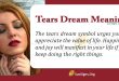Tears Dream Meaning